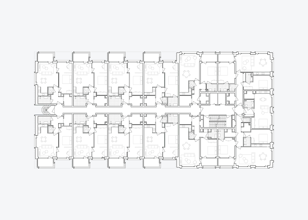 Plattegrond derde verdieping